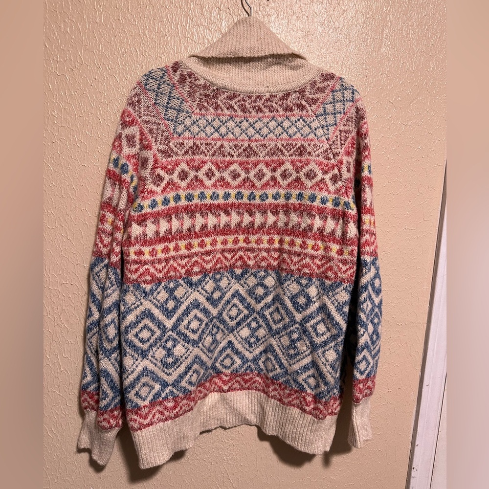 Cabi Colorful Cozy Highlands Zip Up Cardigan Size Large‎ Multicolored - Picture 3 of 9